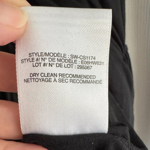 Helmut Lang Slack Jersey Twist Dress Dress in Black, size Medium - Picture 3 of 6